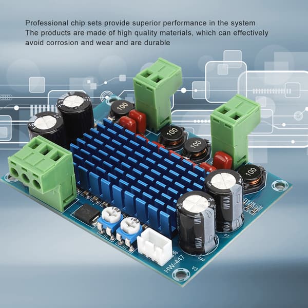 HW-447 TPA3116D2 120W Høyeffekts Digitalt Lydforsterkerkort