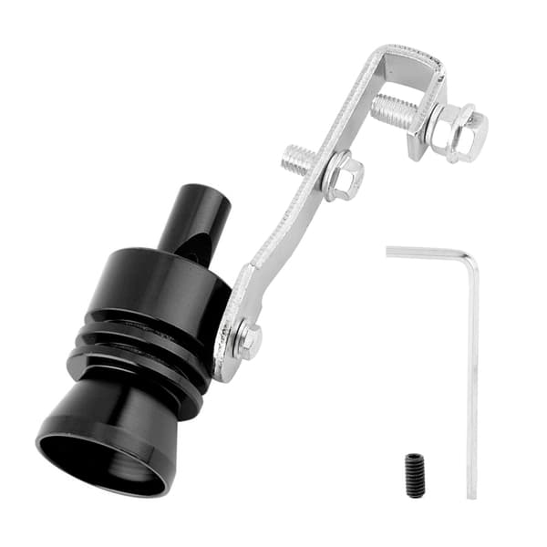 Universal Bil Eksosrør Turbo Fløyte for Bil ATV SUV Auto Tilbehør (Svart)