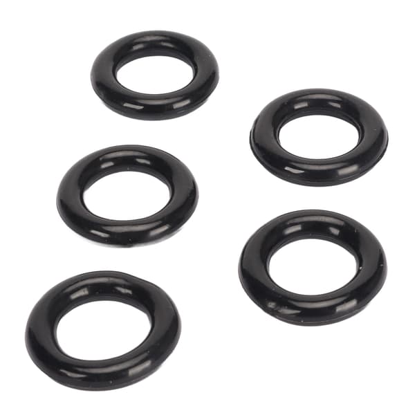 25 st spolkapselgummidäckring flexibel elastisk spolkapselring för ersättning svart