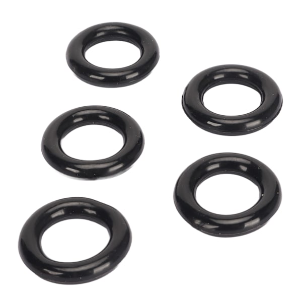 25 stk. spolevikler gummiring fleksibel elastisk spoleviklerring for erstatning svart