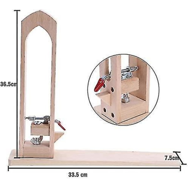 Läderhållarklämma Läderhållarfäste Trä DIY Hantverk Lädersömnadsverktyg