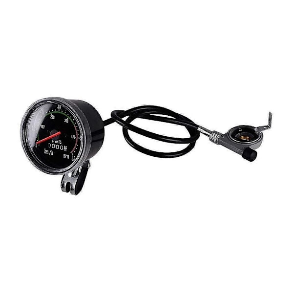 Cykel Speedometer Analog Odometer Universal Cykelcomputer Mekanisk Cykling Rund Måler Ure Stopur Rideudstyr