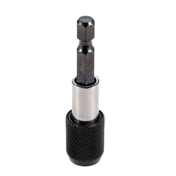 6,35 mm 60 mm magneettinen ruuvimeisseli-jatke - Nopea irrotus ruuvimeisseli-kärjen pidike