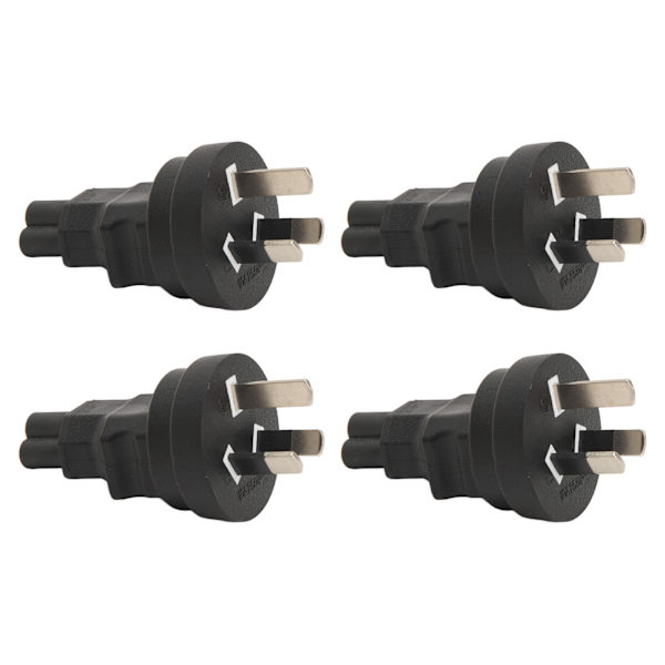 AU-kontakt til IEC320 C5 strømadapter 3-polet AU-kontakt til C5-omformer for bærbar PC-strømadapter skriver AU-kontakt 100‑250V