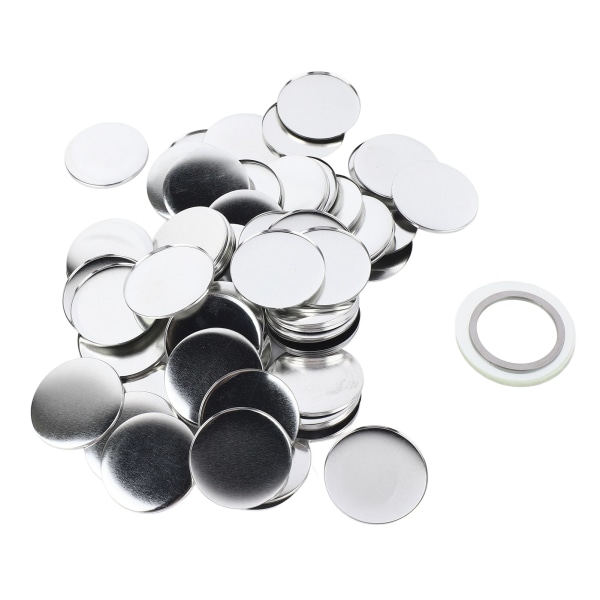 100 STK 58 mm Button Maker Supplies Multipurpose Frosted Blik Rund Badge Knapdele til Button Maker Machine