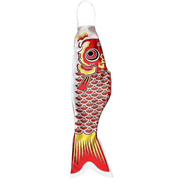 Japansk Nobori Koinobori Karpe Streamer Vindpose Fisk Flag Drage - 55cm Boligindretning Blå