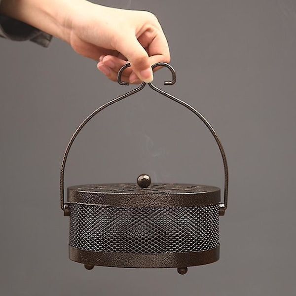 Bærbar Retro Myggspiralholder for Hjem og Camping