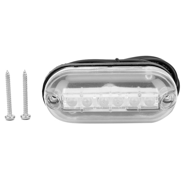 LED undervandslys Vandtæt Marine Båd Yacht Bundlampe DC12V 3WRød