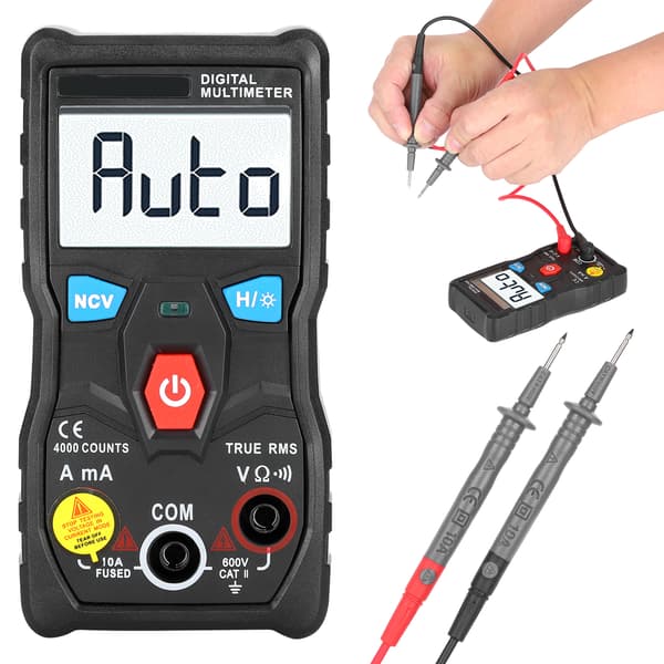 Måling av spenningstester digitalt multimeter AC/DC-skjerm elektrisk testutstyr