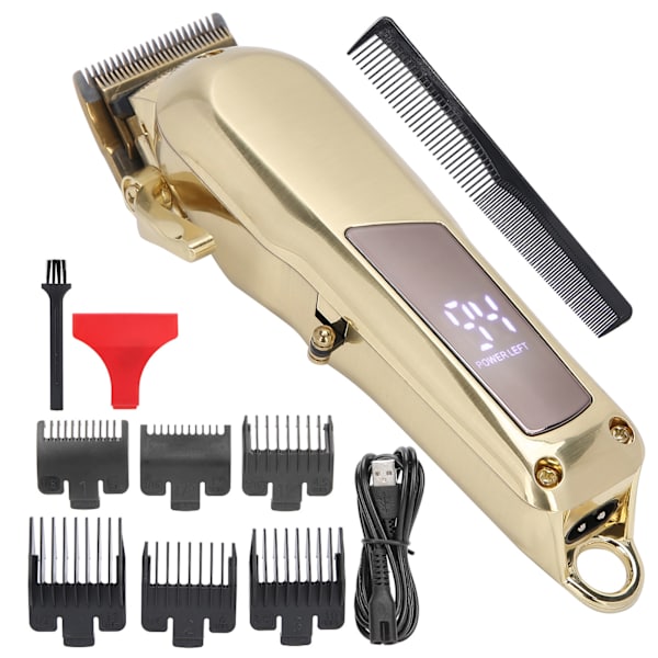 VGR Digital Electric Clippers High Power Herr Hårtrimmer Barber Hårklippningsmaskin