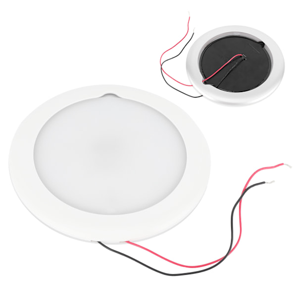 5,9 tommers taklampe med berøringsdimming, justerbar innendørslampe IP67 vanntett for marine skip RV hvitt lys 6500K