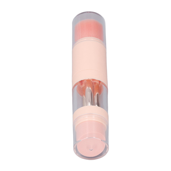 5 i 1 makeup børste kosmetiske børster Kit Multifunktion bærbare makeup børster med støvdæksel til daglige rejser Pink