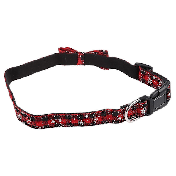 Fluga Halsband för Katt med Bjällra för Valp Juldesign Husdjursvård Tillbehör Julgrön XS