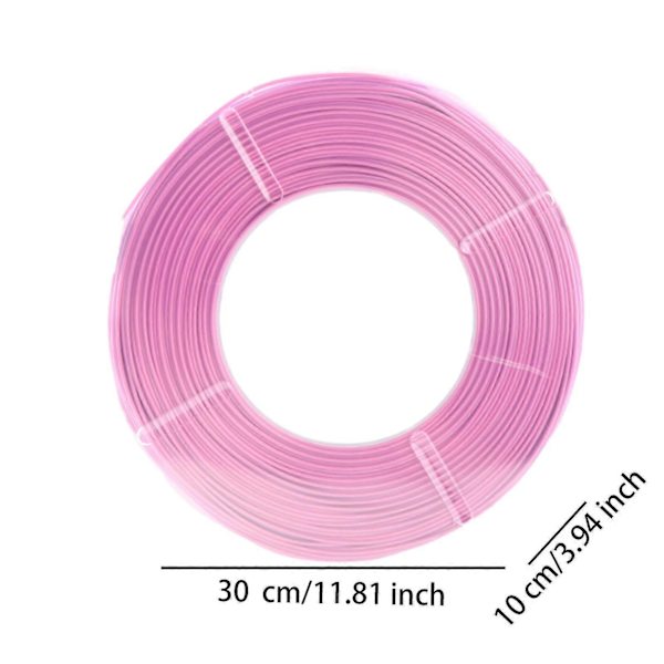 3D-utskrifts PLA-filament, enkel användning, 1,75 mm dimensionell noggrannhet, hög precision - Blå och Rosa - Blå och Rosa