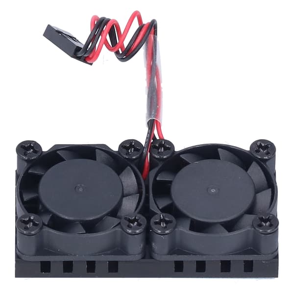 Kjølevifter for Raspberry Pi kjøleribbe kjøleradiator ABS lavt støynivå for 3B 3B+ 4 4B