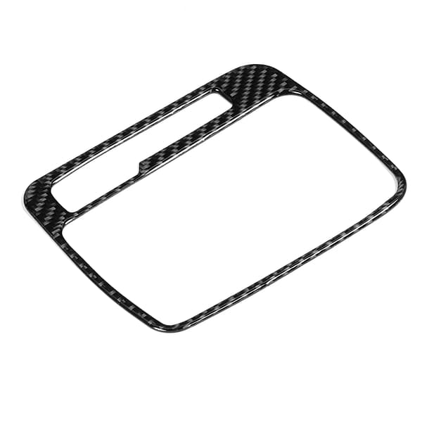Vänsterstyrd kolfiber växelpanelramskydd för VW Touareg 2011-2018