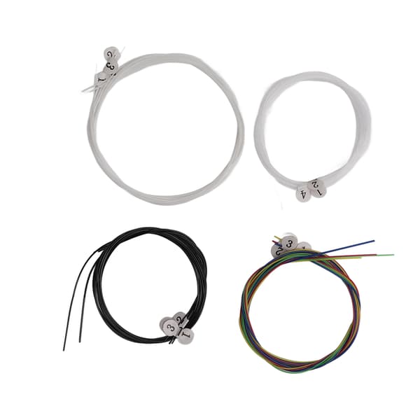 16 stk. Ukulele Multicolor Strenge Universal Nylonstreng Udskiftning til Venner Farvebelægning
