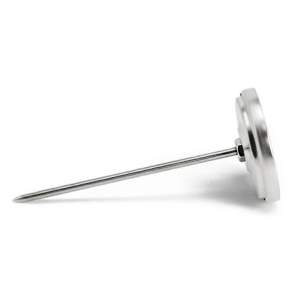 Steketermometer i rustfritt stål - analogt kjøtttermometer opptil 120 C - termometer (1 stk)