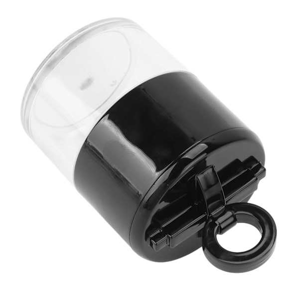 Løs pulver tom æske Mini bærbar tom makeup pulverbeholder med flockende pust (svampeform)
