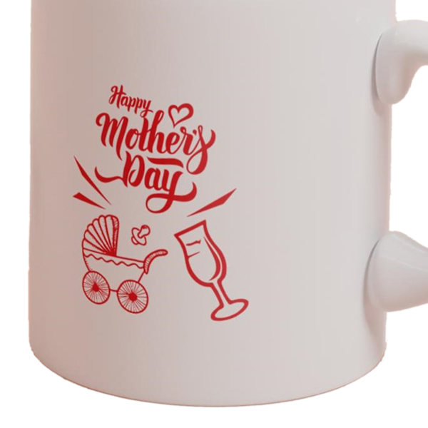 Keramisk mugg Happy Fatherwis Day tema Keramik Kaffe kopp för hem kontor resor CCP349
