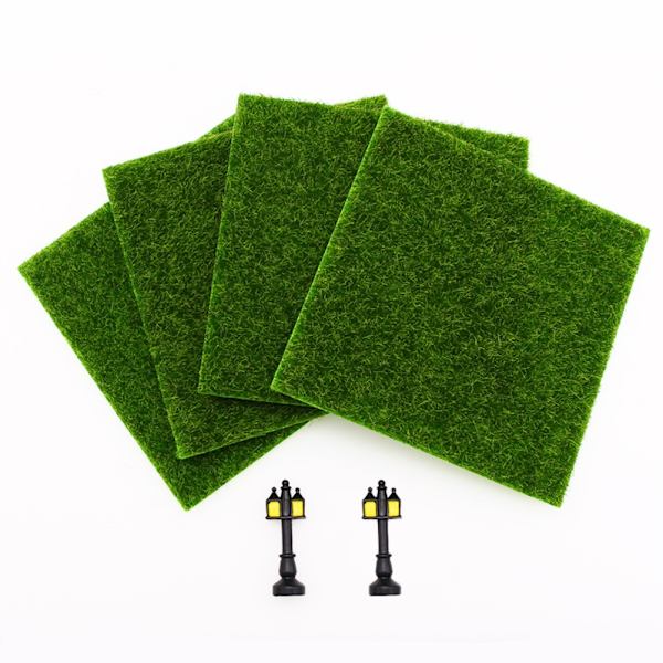 9 stk. påske miniature dukkehus sæt fe have tilbehør ornament til påske gnome dør dekoration