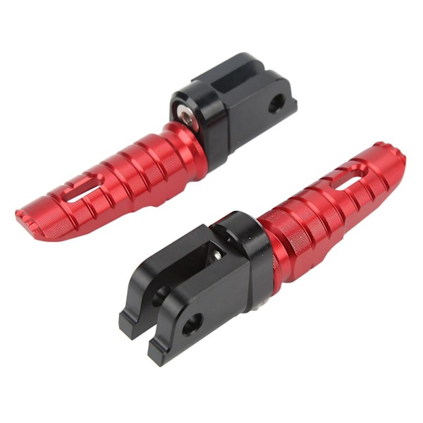 2 stk. Motorcykel Forreste Fodhviler CNC T6063 Aluminium Legering Erstatning for Benelli Leoncino 500 800 Rød