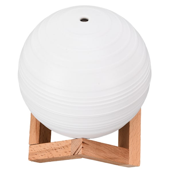 3D-trykt Saturn-lampe LED-luftfukter 300 ml kapasitet USB-lading 3 farger nattlys