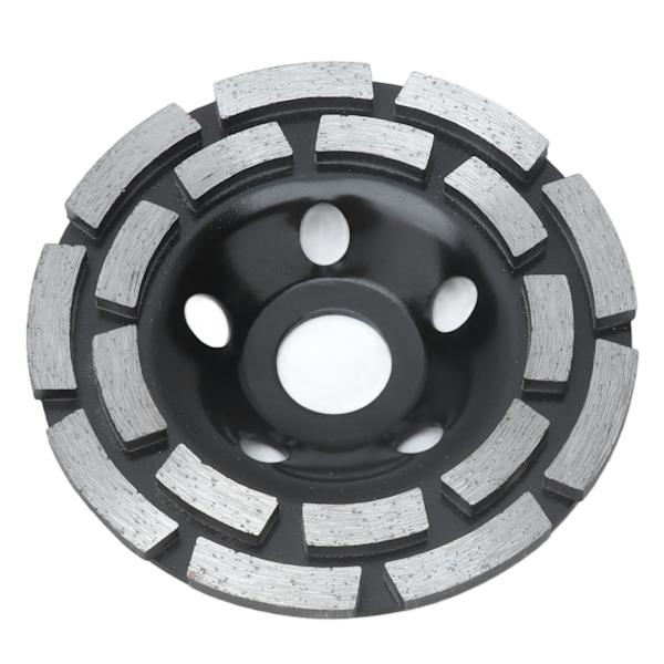 Diamantslibningsskive Slibeskive Sæt med lav vibration Sort til sten BetonDiameter 115mm
