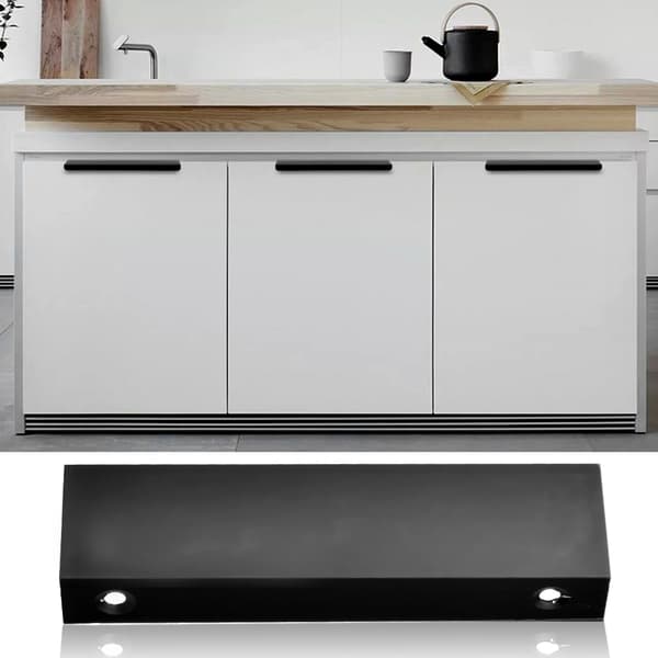Moderna köksskåpshandtag Finger Pull Samtida metallkantdrag (6805-96)