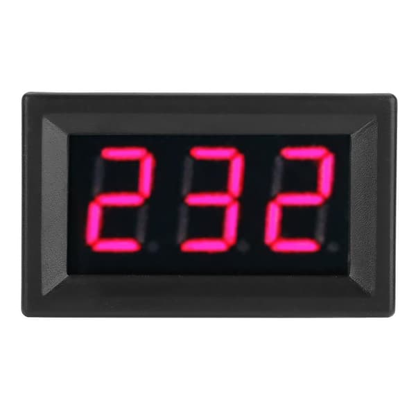 1 stk Digital 0,36″ LED-skjerm Voltmeter AC Spenningsmåler Panel 70-380V