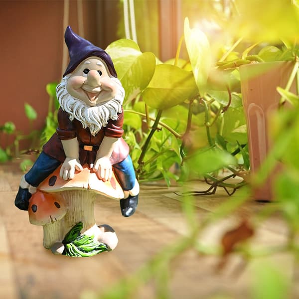 Hagestatue Polyresin Fullfarget Dukke Modell for Uteplasser Hager Verandaer