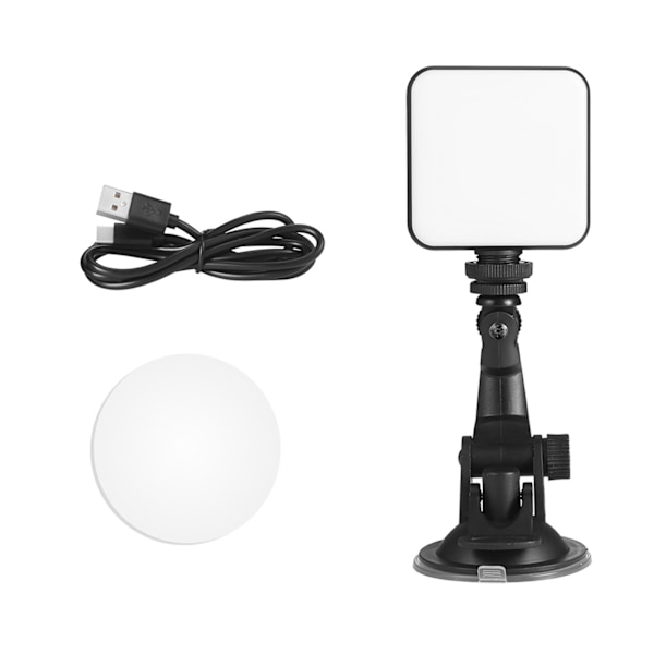 Video Conference Lighting Kit Fill Light Brightness Adjustable Portable Laptop Lamp for Video Conferencing Self Broadcasting Live Streaming