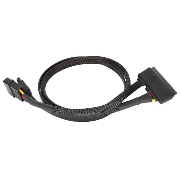 Sata-kabel 7+15Pin 4Pin hann til Sata hunn 3.0 datastrømutvidelseskabel for ekstern harddiskdataoverføring