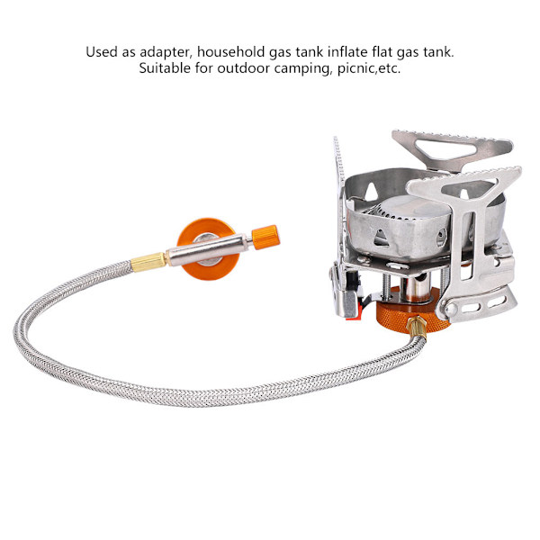 Utomhuscamping Picknick Spishuvud Gastank Converter Refill Adapter