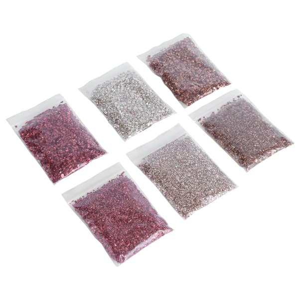 Glitrende Glas Glitter DIY Irregulære Glasstykker Knust Glasform Fyld Dekoration