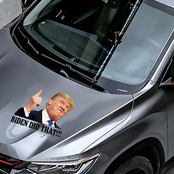 100 stk. Biden Did That klistermærker Joe Biden I Did That vandtætte klistermærker til bilrude, kop, hjelm, bærbar computer, bagage, væg