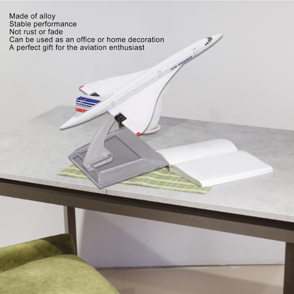 Meget realistisk die-cast flymodel - 6,1 tommer længde