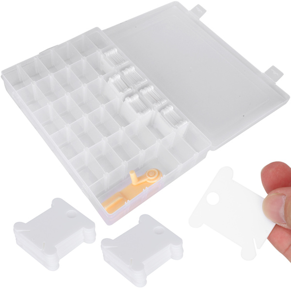 Krydsstings viklebræt Plasttrådoprullersæt Plade DIY-sytilbehør