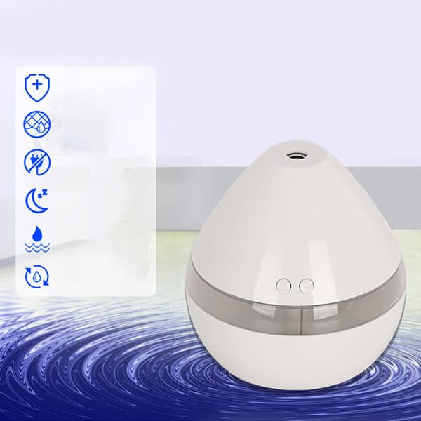 Luftfukter Aroma Diffuser USB Automatisk Avstenging Lav Støy Hjemmedekorasjon for Rom Kontor