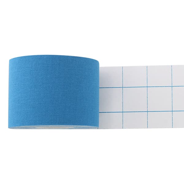 5cm*5m Bomull Sträckskada Muskeltejpning Bandage Elastisk Självhäftande Sporttejp Blå