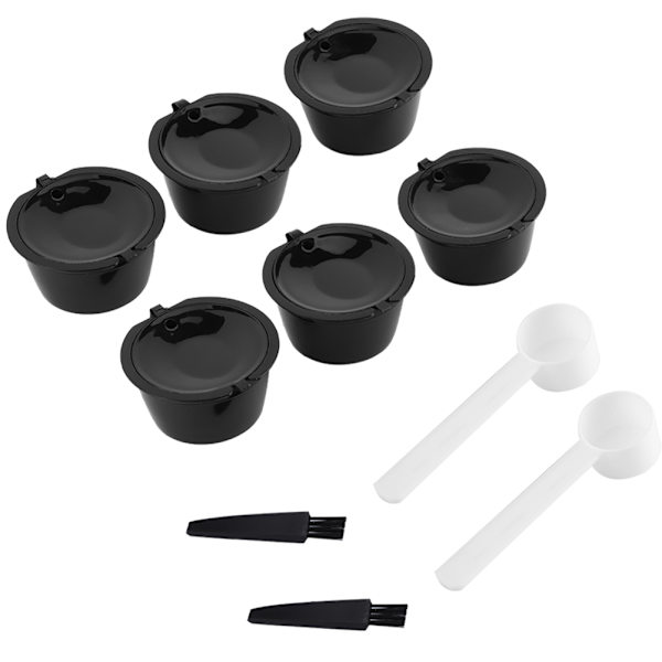 2 set pods Återanvändbara påfyllningsbara filterkoppar Passar till Nestle DOLCE GUSTO kaffemaskiner