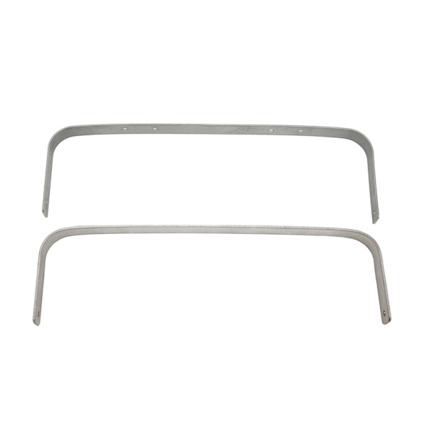 2 stk. Metalrammer Retro Stilfuld Internt Aluminium 11,8in Ramme til DIY Craft Taske Punge Håndtasker Fremstilling Gave