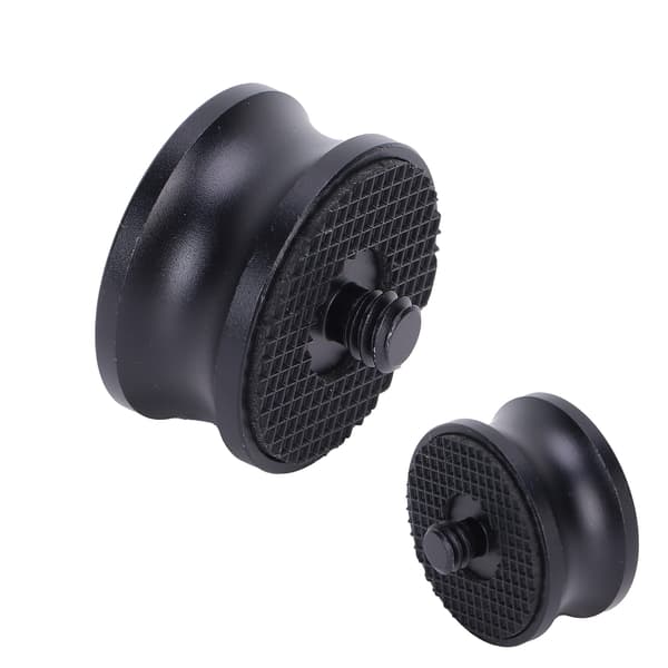 Hunn til hann gjenget adapter for stativ monopod kulehode lysstativ (3/8\" til 1/4\")