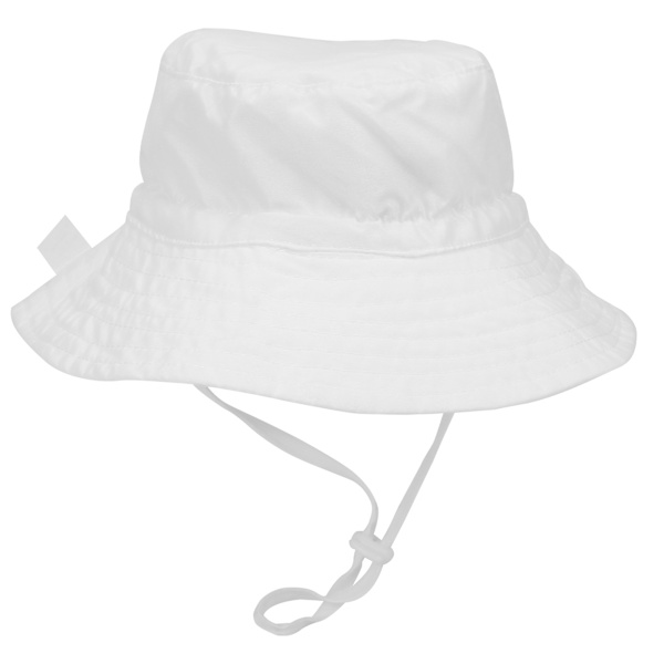 Lasten ämpärihattu Unisex Baby Boy Girl Ulkoilun Säädettävä Rantahattu Ämpärihattu Valkoinen M