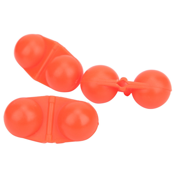 Bärbar Dubbla Rattle Fishing Attractor Bell Beads - 40st