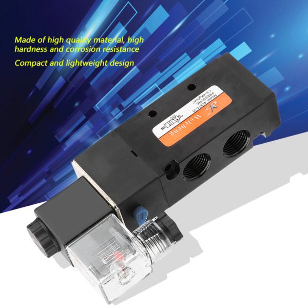 G3/8" solenoidi 4V310-10 2-asento 5-porttiohjattu sähkömagneettinen venttiili (AC220V)