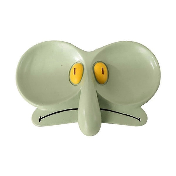 Sød Brilleholder Stand kompatibel med Skrivebord, Audit, Squidward Edition Sjov Solbrilleholder Stand & Smykker