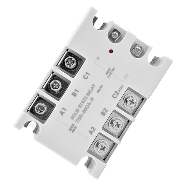 3-faset solid state relæ forbedret styremodulbelastning til automatisk styring 480VAC (TSR60DAR uden radiator)