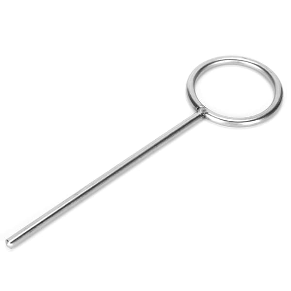 Laboratorie rustfrit stål støttering Robust korrosionsbestandig laboratorieeksperiment 60 mm / 2,4 tommer