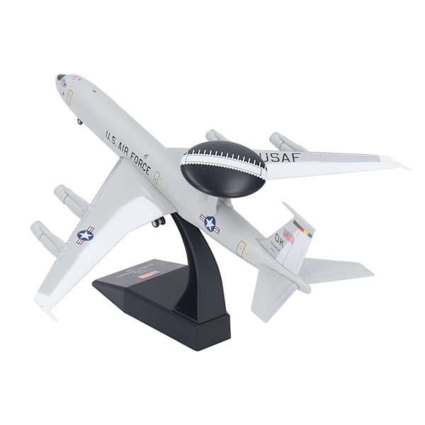 1:200 Skala E3 Flygplansmodell Hög Stimulering Legering Flygplan Dekorationsmodell med Displaybas